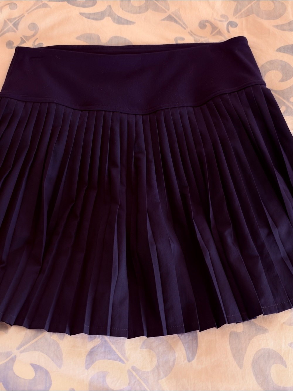 Quince Deep Navy Pleated Tennis Skirt